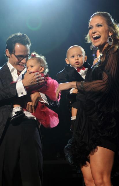 jennifer-lopez-marc anthony- and kids Emme and Max