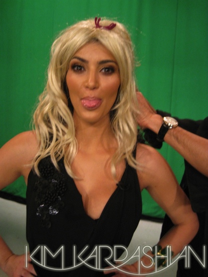 Kim Kardashian blonde