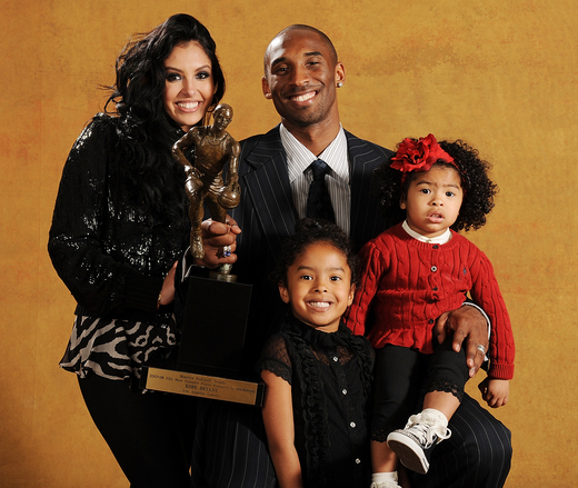 Kobe Bryant and Family