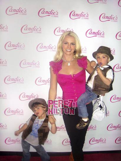 Britney Spears and adorable boys, Sean Preston and JJ