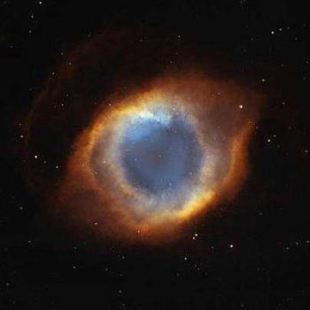 Space Nebula resembling a human eye