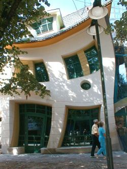 wacky drunk building