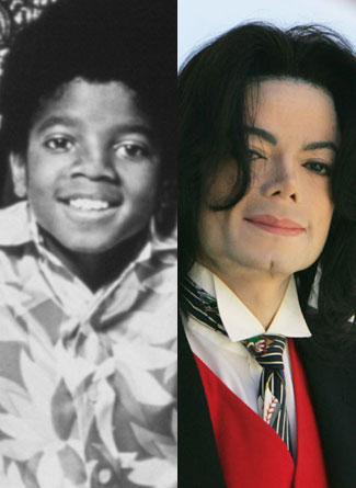 Michael Jackson-before and after