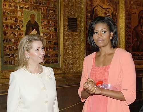 Michelle Obama and Svetlana Michelle Obama and Svetlana