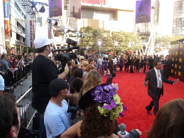 La Coacha at 2009 American Music Awards Red Carpet