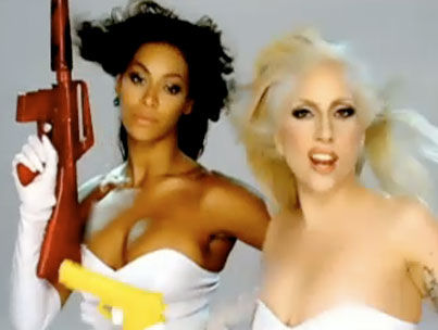 Beyonce and Lady Gaga "Videophone" 