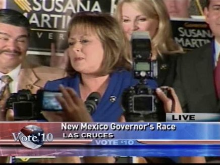 Susana Martinez wins